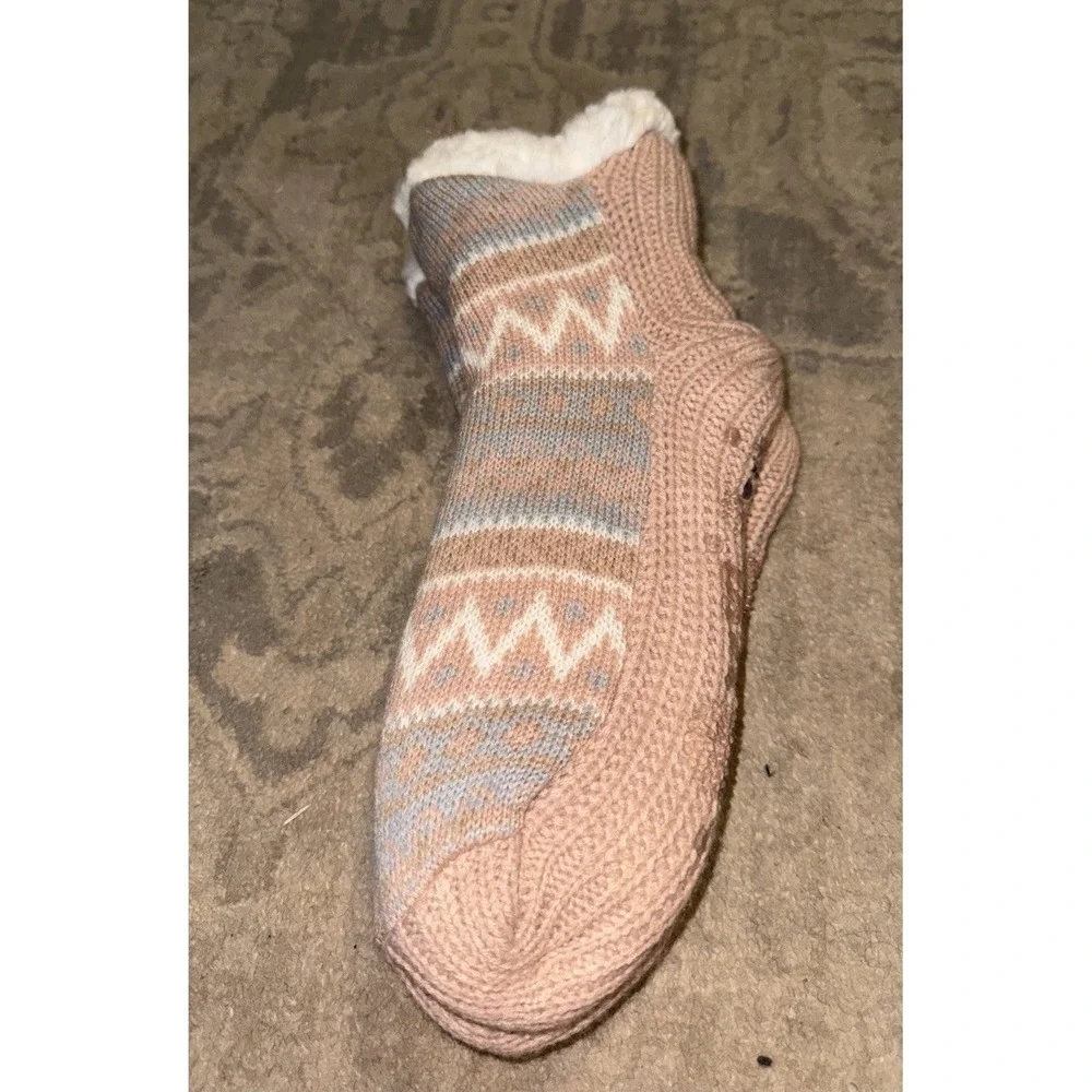 MUK‎ LUKS WOMENS CABIN SOCKS SIZE L/XL Fits Shoe Sz 8.5-11 INFUSED WITH ALOE New